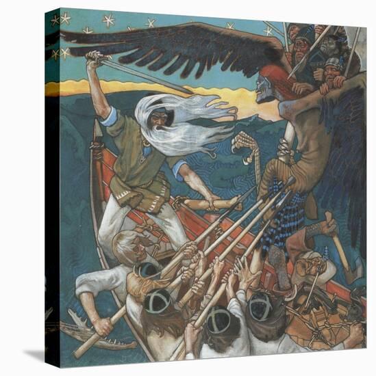 The Defense of the Sampo, 1896-Akseli Gallen-Kallela-Stretched Canvas