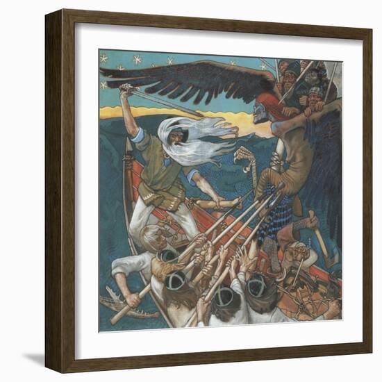 The Defense of the Sampo, 1896-Akseli Gallen-Kallela-Framed Giclee Print