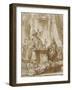 The Degradation of Haman before Ahasuerus and Esther-Rembrandt van Rijn-Framed Giclee Print