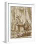 The Degradation of Haman before Ahasuerus and Esther-Rembrandt van Rijn-Framed Giclee Print