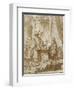 The Degradation of Haman before Ahasuerus and Esther-Rembrandt van Rijn-Framed Giclee Print