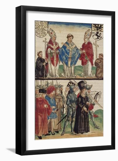 The Degradation of Jan Hus-Joerg The Elder Breu-Framed Giclee Print