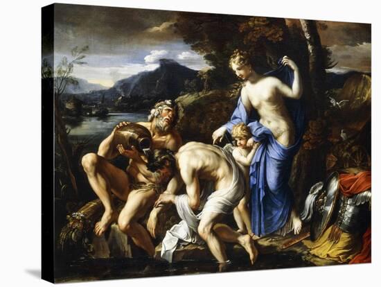 The Deification of Aeneas, 1642-1645-Francois Perrier-Stretched Canvas