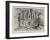 The Deir or Convent, Rock-Cut, at Petra-null-Framed Giclee Print