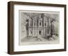 The Deir or Convent, Rock-Cut, at Petra-null-Framed Giclee Print