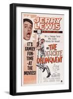 The Delicate Delinquent, Jerry Lewis, 1957-null-Framed Art Print