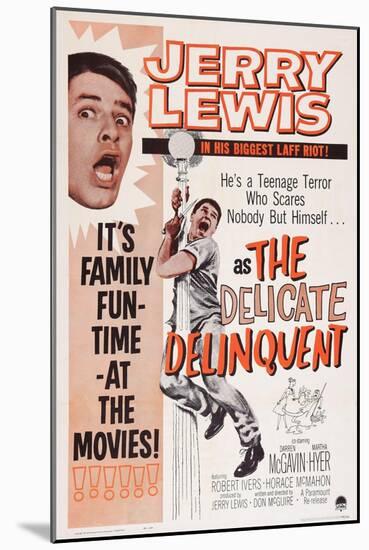 The Delicate Delinquent, Jerry Lewis, 1957-null-Mounted Art Print