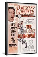 The Delicate Delinquent, Jerry Lewis, 1957-null-Framed Art Print