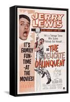 The Delicate Delinquent, Jerry Lewis, 1957-null-Framed Stretched Canvas