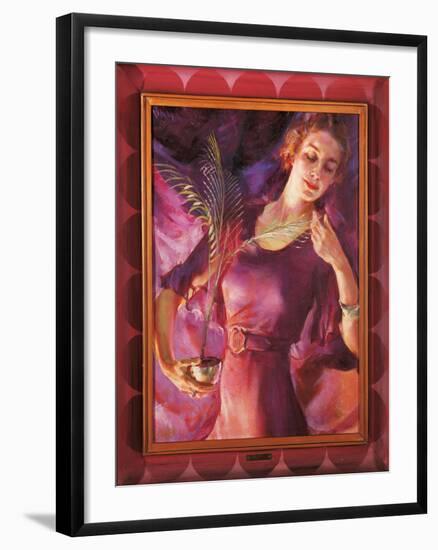 The Delicate Plant-Giacomo Balla-Framed Giclee Print