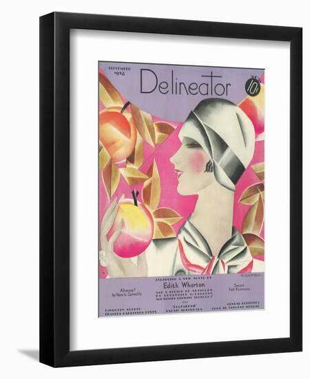 The Delineator, September 1928-null-Framed Art Print