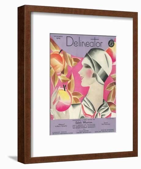 The Delineator, September 1928-null-Framed Art Print