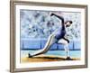 The Delivery (New York Mets Dwight Gooden)-Jack Lane-Framed Collectable Print
