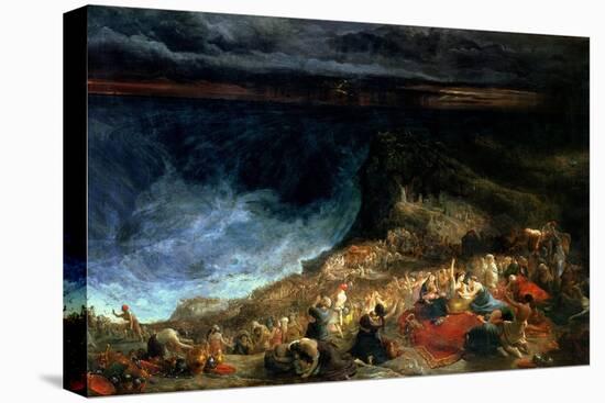 The Delivery of Israel - Pharaoh and His Hosts Overwhelmed in the Red Sea, 1825-Francis Danby-Stretched Canvas