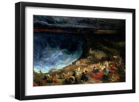 The Delivery of Israel - Pharaoh and His Hosts Overwhelmed in the Red Sea, 1825-Francis Danby-Framed Giclee Print