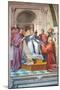 The Delivery of the Decretals to Pope Gregory Ix, C.1501-1520 (Fresco)-Raphael (1483-1520)-Mounted Giclee Print