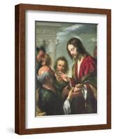 The Delivery of the Keys to St. Peter-Bernardo Strozzi-Framed Giclee Print