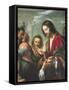 The Delivery of the Keys to St. Peter-Bernardo Strozzi-Framed Stretched Canvas