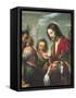 The Delivery of the Keys to St. Peter-Bernardo Strozzi-Framed Stretched Canvas
