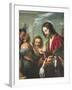 The Delivery of the Keys to St. Peter-Bernardo Strozzi-Framed Premium Giclee Print