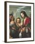 The Delivery of the Keys to St. Peter-Bernardo Strozzi-Framed Premium Giclee Print