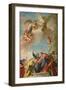 The Delivery of the Keys to St. Peter-Giovanni Battista Pittoni-Framed Giclee Print