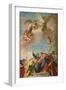 The Delivery of the Keys to St. Peter-Giovanni Battista Pittoni-Framed Giclee Print