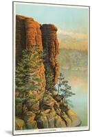 The Dells of Wisconsin-null-Mounted Art Print