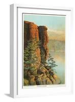 The Dells of Wisconsin-null-Framed Art Print