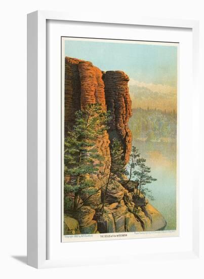 The Dells of Wisconsin-null-Framed Art Print