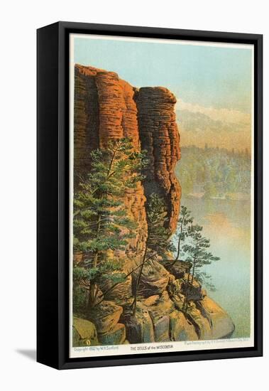 The Dells of Wisconsin-null-Framed Stretched Canvas