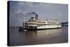 The Delta Queen Churning towards St. Louis-Bruno Torres-Stretched Canvas