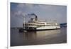 The Delta Queen Churning towards St. Louis-Bruno Torres-Framed Photographic Print