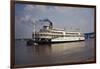 The Delta Queen Churning towards St. Louis-Bruno Torres-Framed Photographic Print