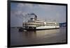 The Delta Queen Churning towards St. Louis-Bruno Torres-Framed Photographic Print