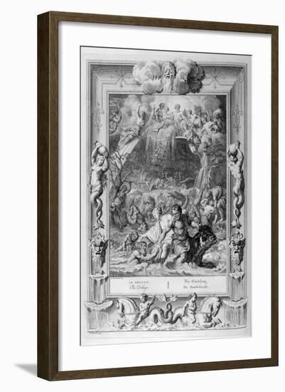 The Deluge, 1733-Bernard Picart-Framed Giclee Print