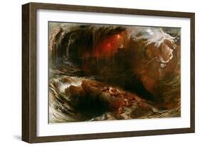 The Deluge, 1834-John Martin-Framed Giclee Print