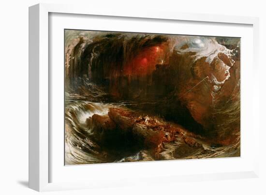 The Deluge, 1834-John Martin-Framed Giclee Print