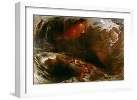 The Deluge, 1834-John Martin-Framed Giclee Print