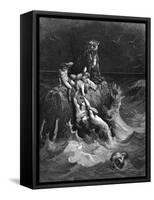 The Deluge, 1866-Gustave Doré-Framed Stretched Canvas