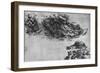 'The Deluge', c1480 (1945)-Leonardo Da Vinci-Framed Giclee Print