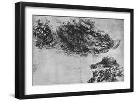 'The Deluge', c1480 (1945)-Leonardo Da Vinci-Framed Giclee Print