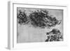 'The Deluge', c1480 (1945)-Leonardo Da Vinci-Framed Giclee Print