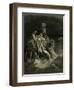 The Deluge (Frontispiece to the Illustrated Edition of the Bibl), 1866-Gustave Doré-Framed Giclee Print