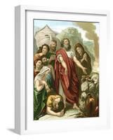 The Deluge or Flood, Mid 19th Century-null-Framed Giclee Print