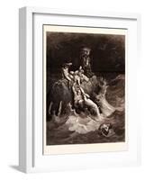 The Deluge-Gustave Dore-Framed Giclee Print