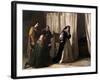 The Dementia of Juana of Castile, 1866-Lorenzo Valles-Framed Giclee Print