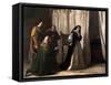 The Dementia of Juana of Castile, 1866-Lorenzo Valles-Framed Stretched Canvas