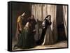 The Dementia of Juana of Castile, 1866-Lorenzo Valles-Framed Stretched Canvas