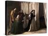 The Dementia of Juana of Castile, 1866-Lorenzo Valles-Stretched Canvas